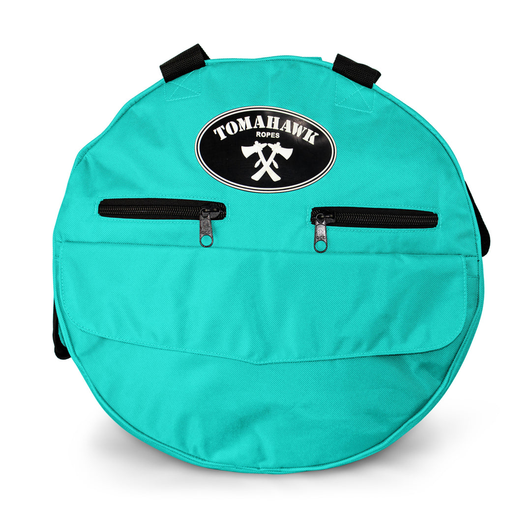 Turquoise Round Rope Bag