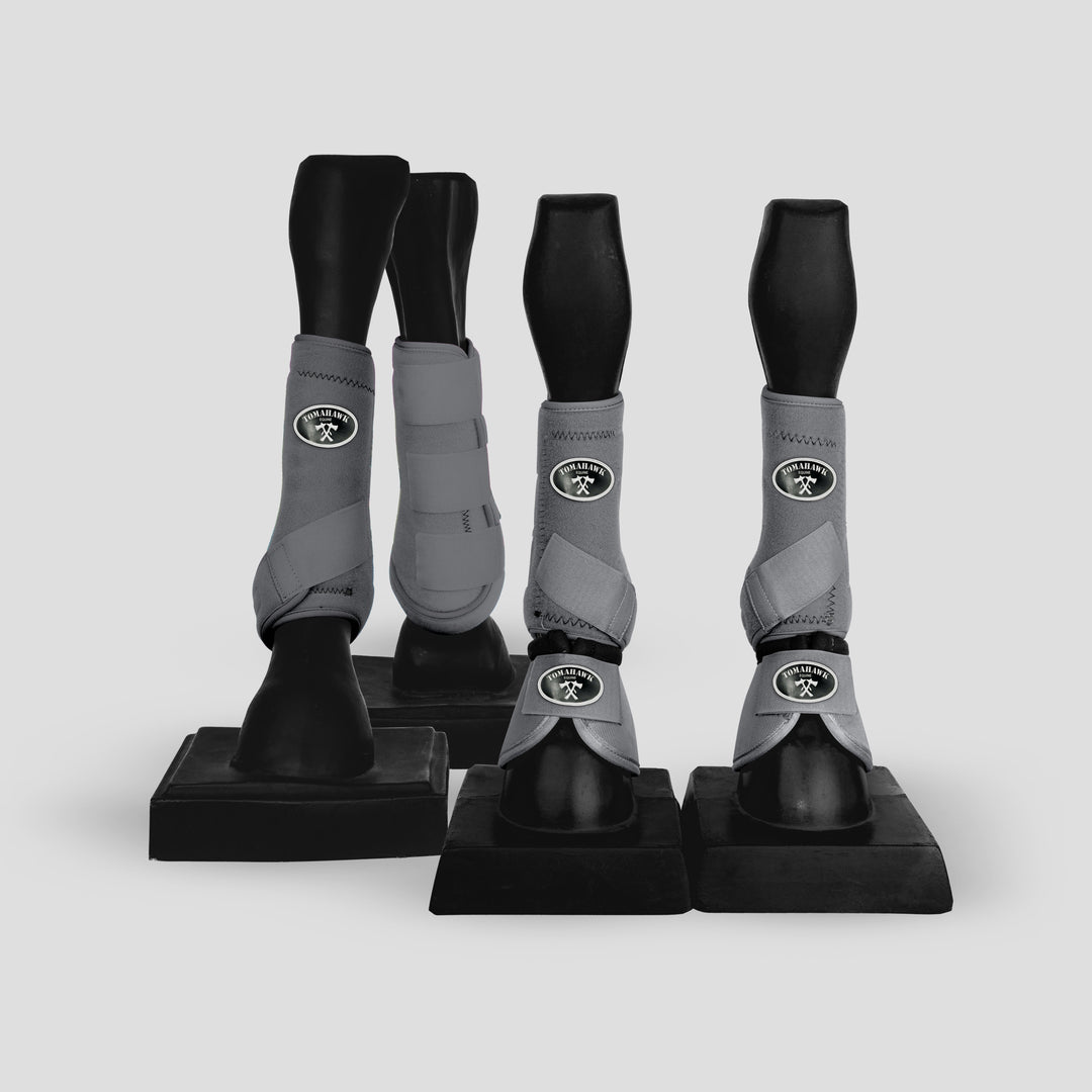 Grey Sport Boots- Full set with Bell Boots