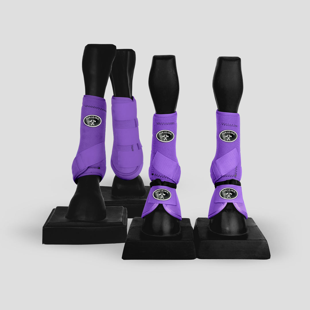 Lavender Sport Boots- Full set with Bell Boots