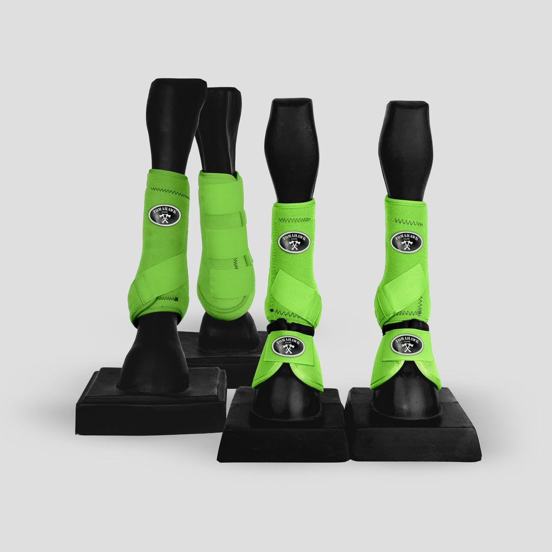 Neon Sport Boots - Full Set with Bell Boots