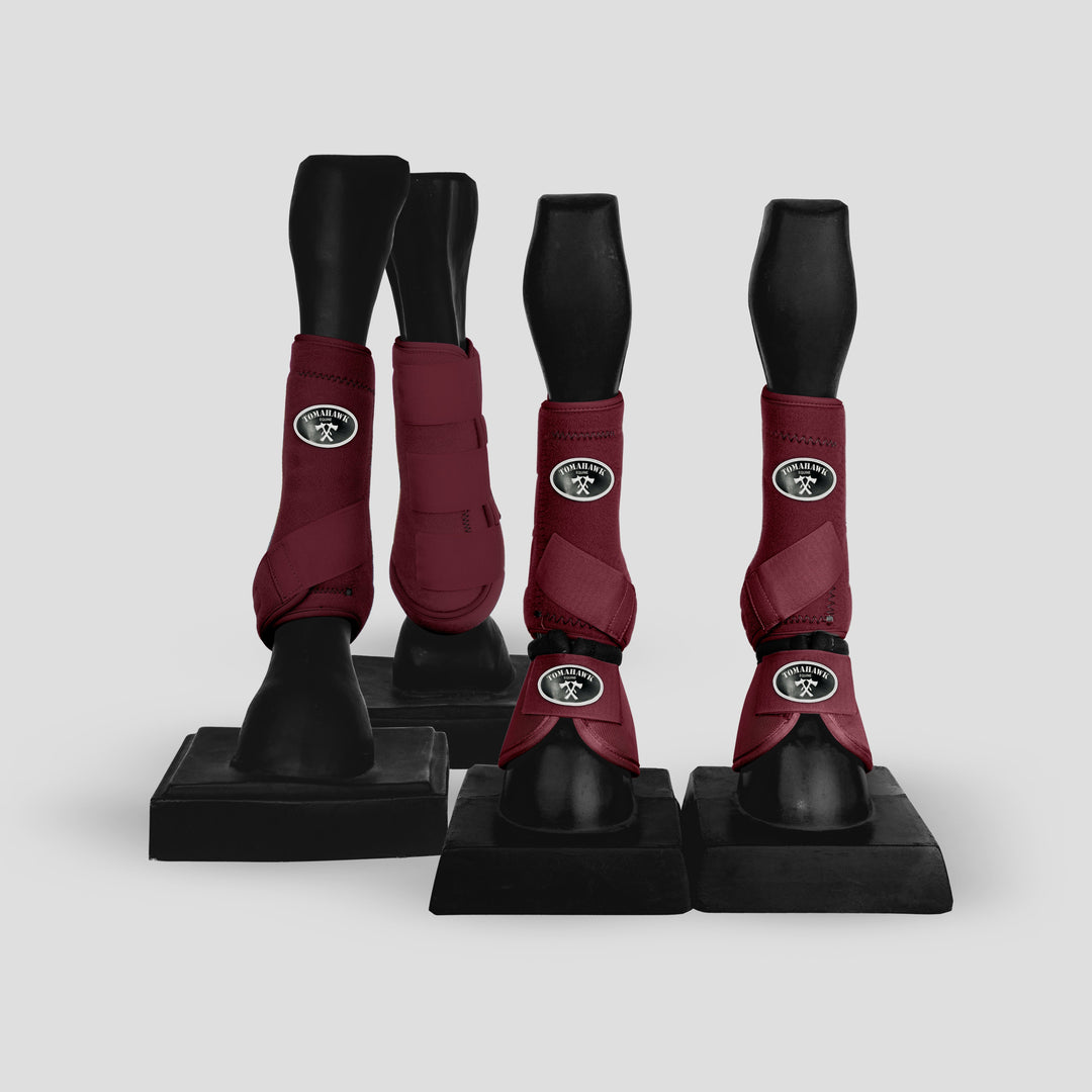 Wine Sport Boots - Full Set with Bell Boots