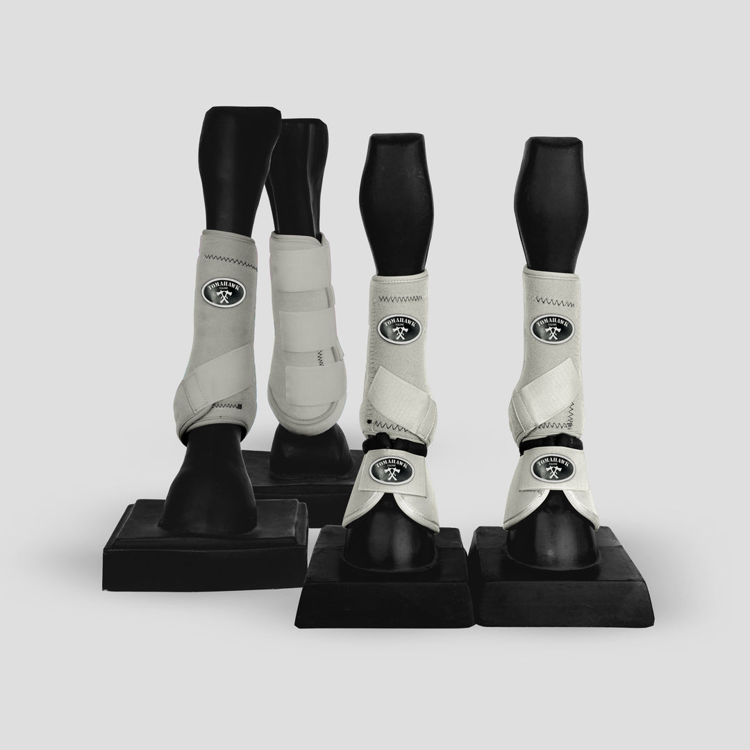White Sport Boots- Full set with Bell Boots