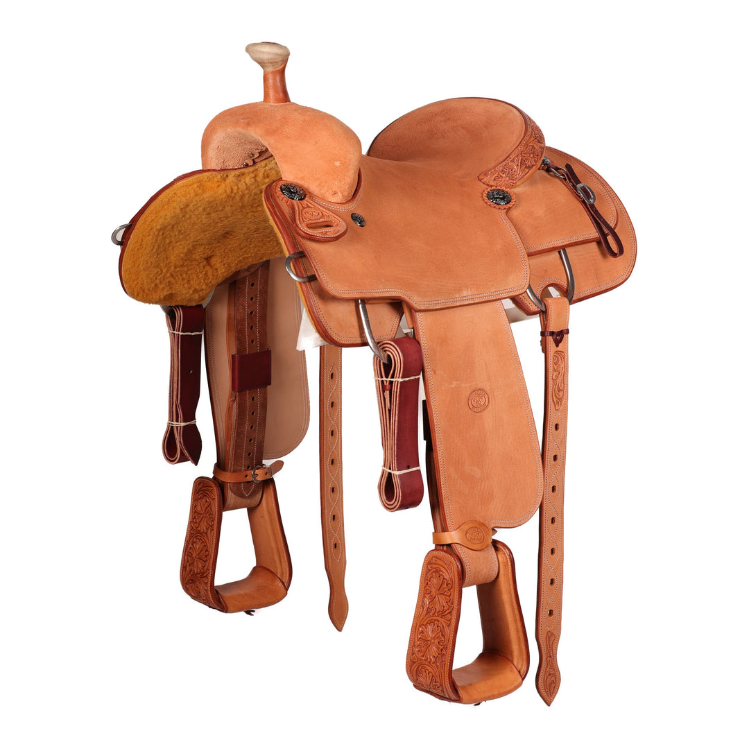 Saddle 13.5 OLIN YOUNG Rough Out
