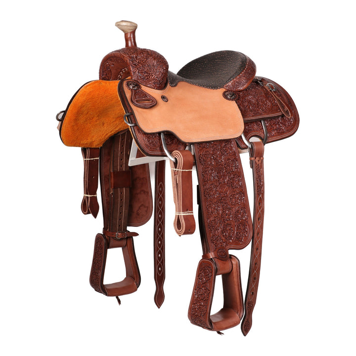 Saddle 14 OLIN YOUNG 7/8 Tooled