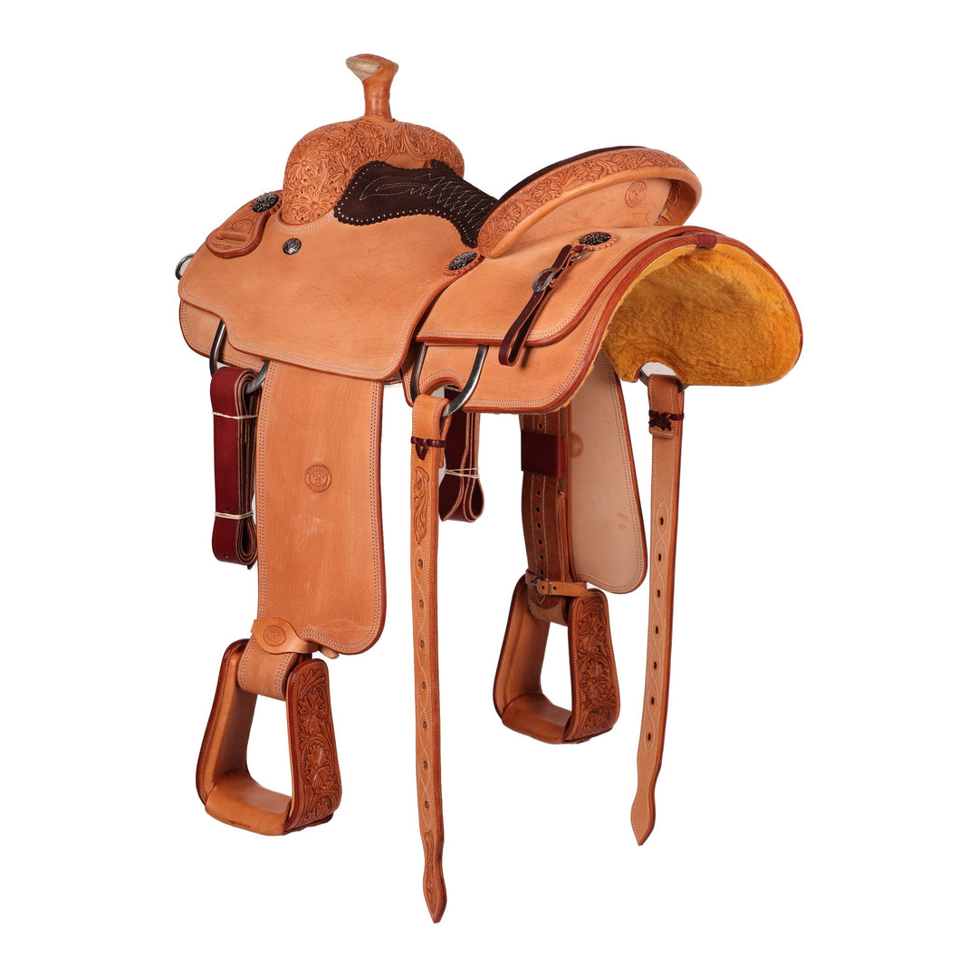 Saddle 14.5 OLIN YOUNG Rough Out