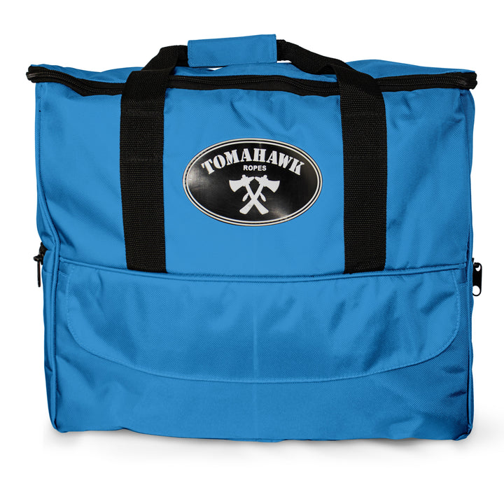 Aqua Blue Square Rope Bag