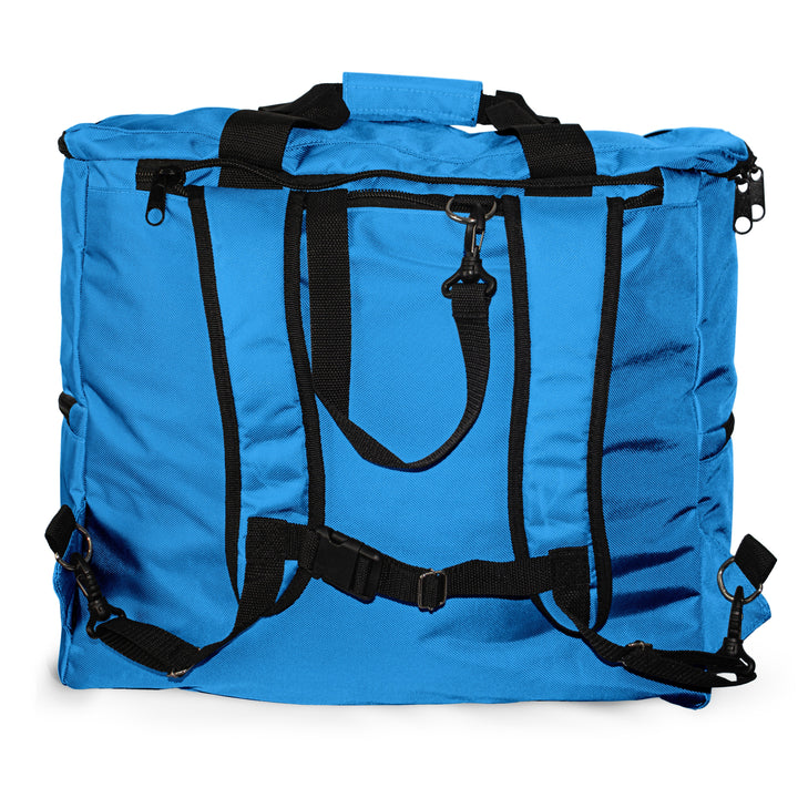Aqua Blue Square Rope Bag