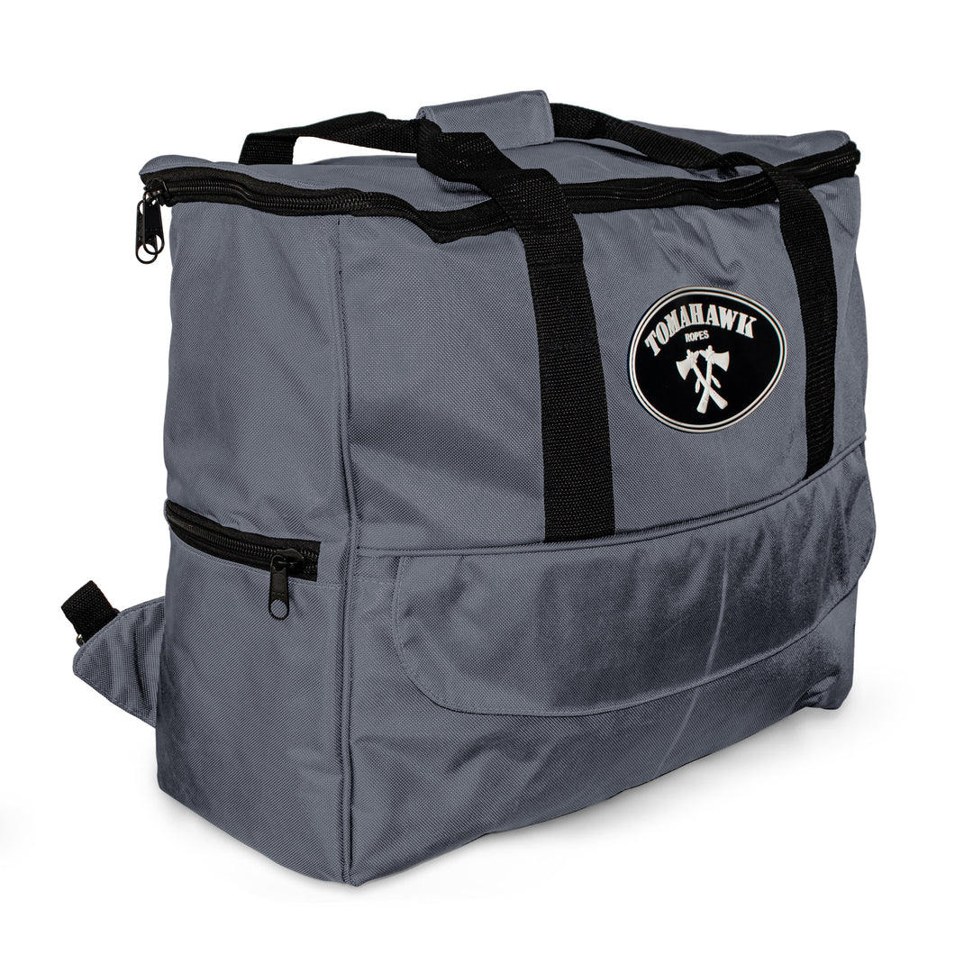 Gray Square Rope Bag