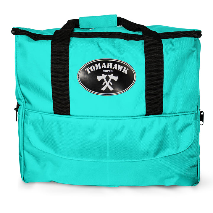 Turquoise Square Rope Bag