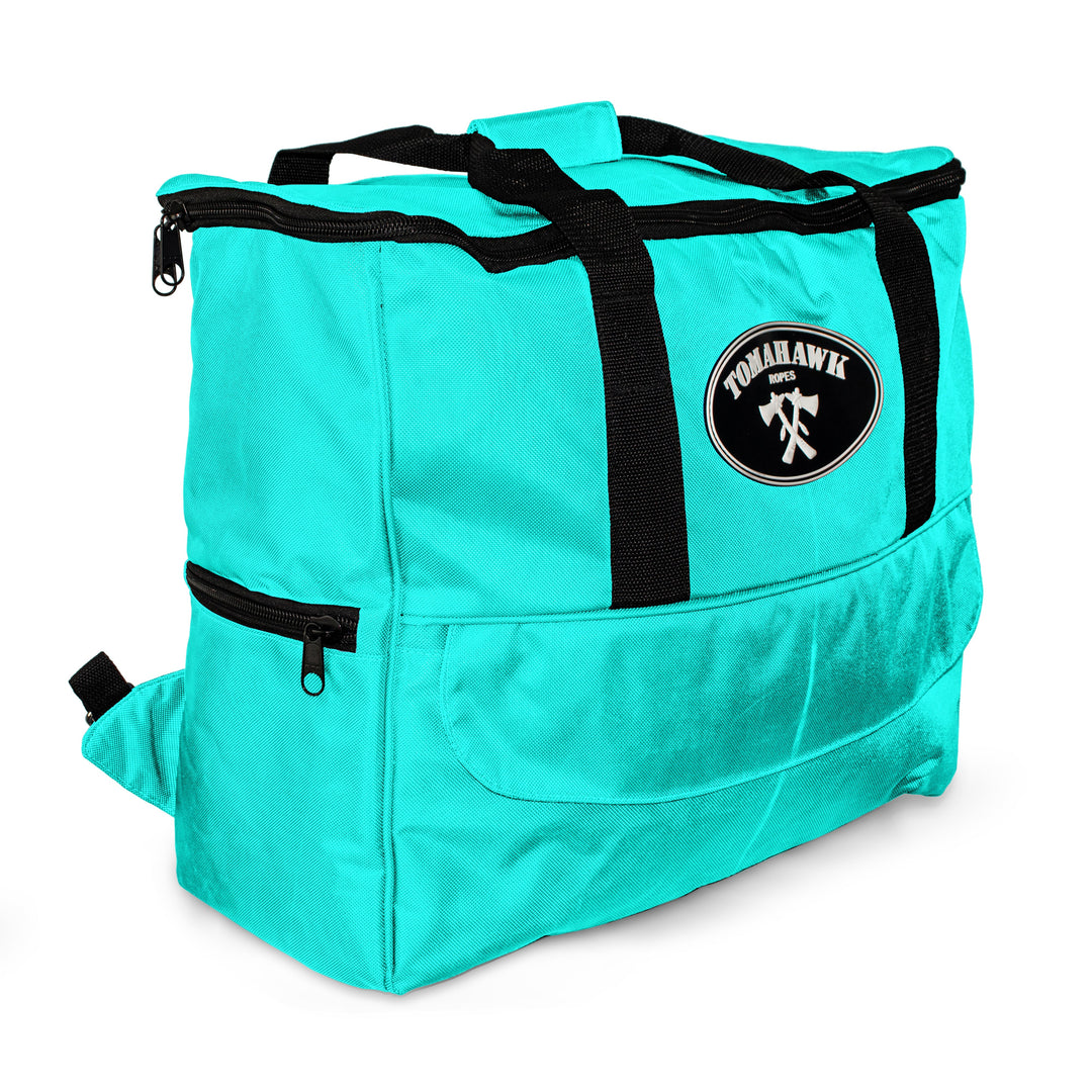 Turquoise Square Rope Bag