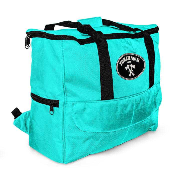 Turquoise Square Rope Bag