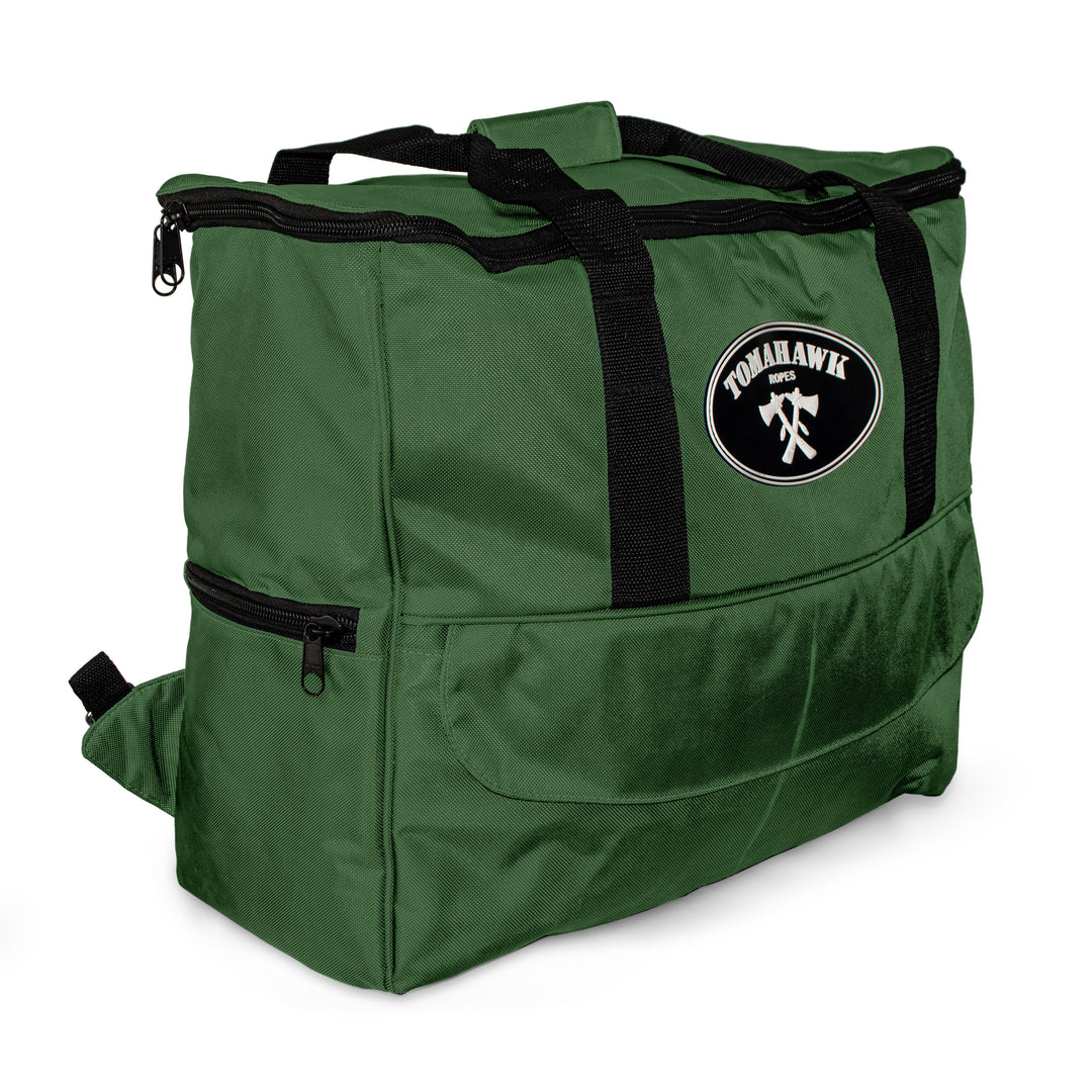 Military Green Square Rope Bag