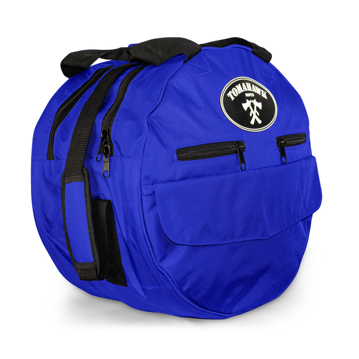 Blue Round Rope Bag