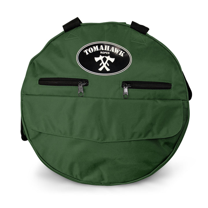 Military Green Round Rope Bag