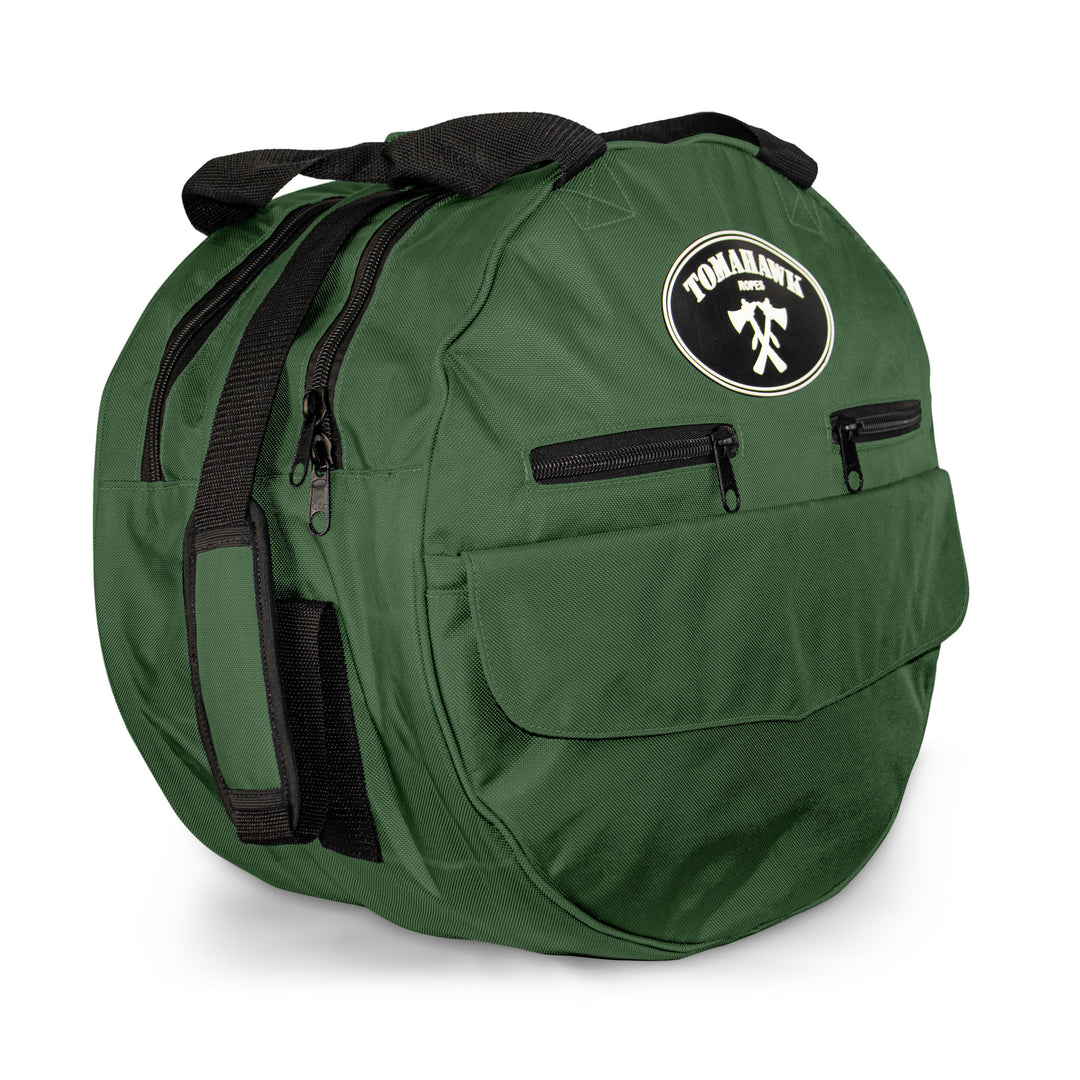 Military Green Round Rope Bag