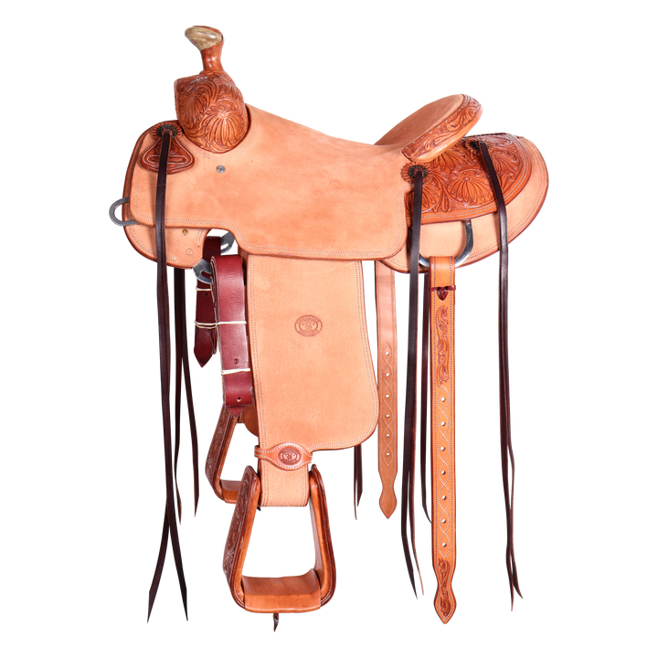 Saddle 15,5 COWBOY 1/2 TOOLED