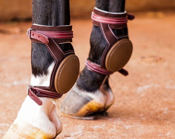 Leather Skid Boots