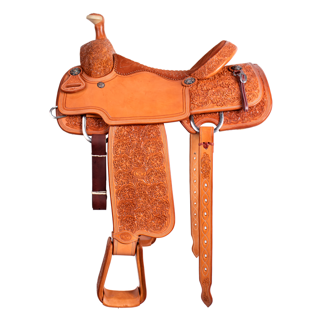 Saddle 15.5 OLIN YOUNG  7/8 Tooled