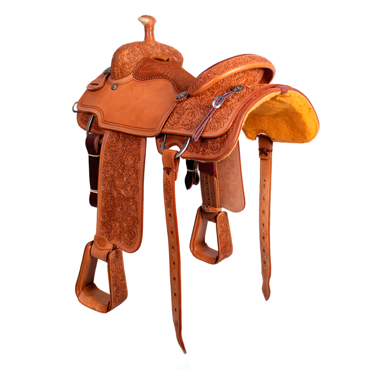 Saddle 15.5 OLIN YOUNG  7/8 Tooled