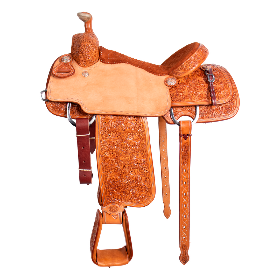 Saddle 16 OLIN YOUNG 7/8 Tooled