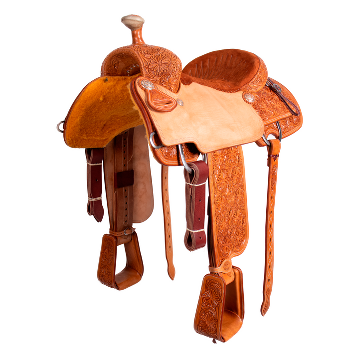 Saddle 16 OLIN YOUNG 7/8 Tooled