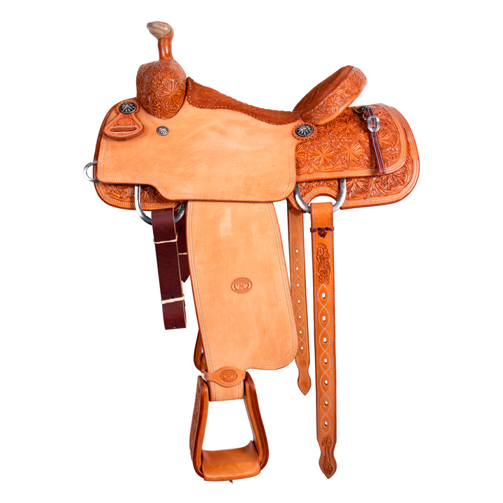 Saddle 15 OLIN YOUNG  3/4 Tooled