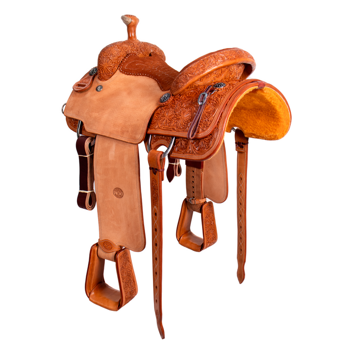 Saddle 15 OLIN YOUNG  3/4 Tooled