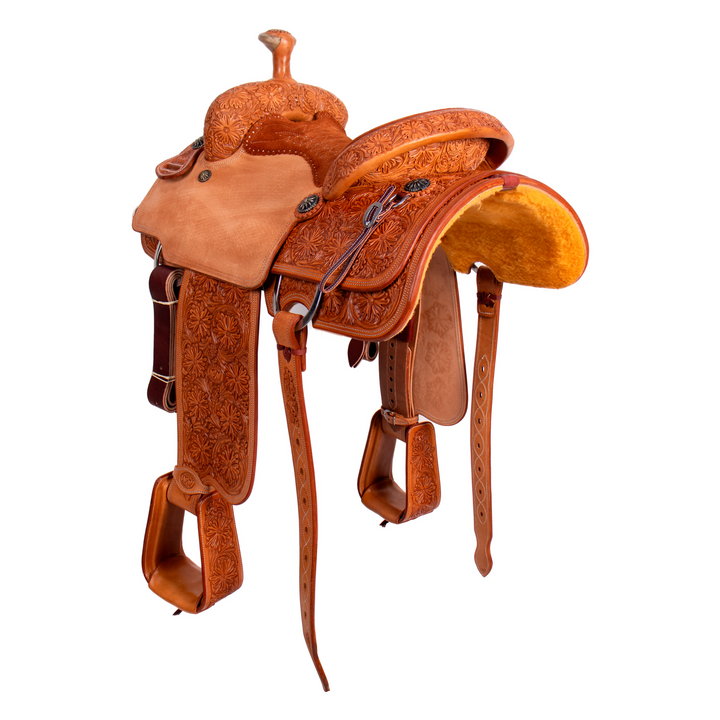Saddle 14 OLIN YOUNG 7/8 Tooled