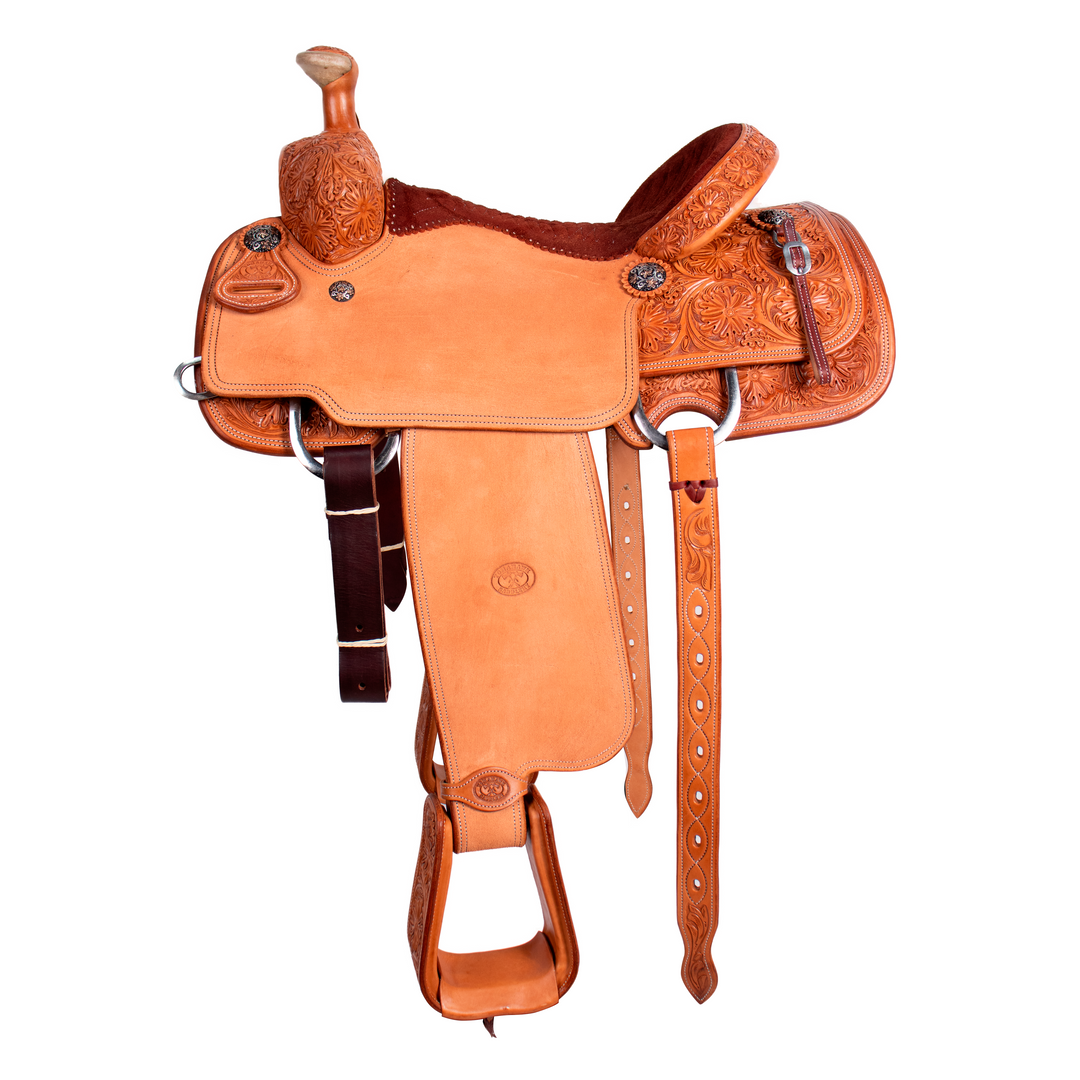 Saddle 15 OLIN YOUNG  3/4 Tooled