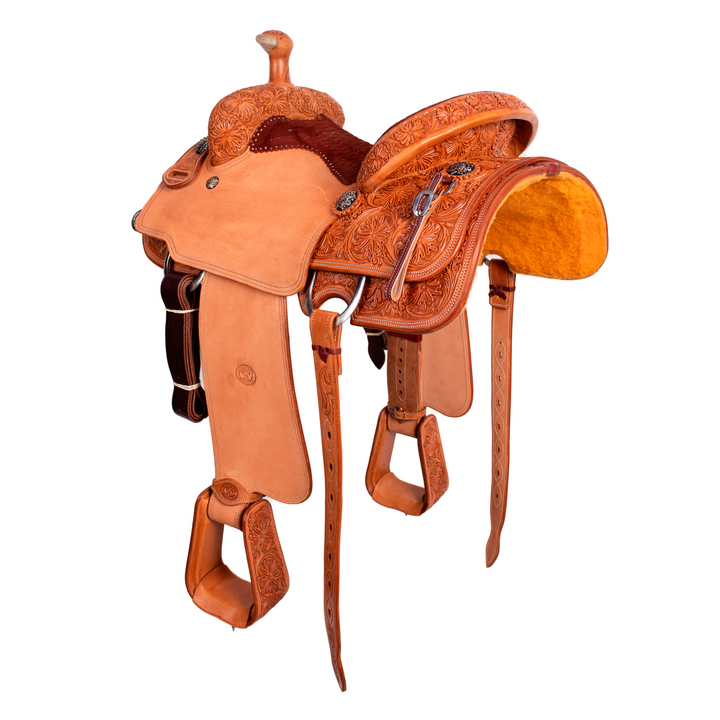 Saddle 15 OLIN YOUNG  3/4 Tooled