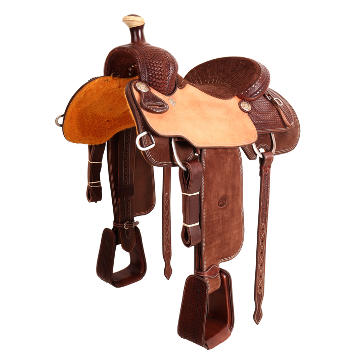 Saddle 15 OLIN YOUNG  3/4 Tooled