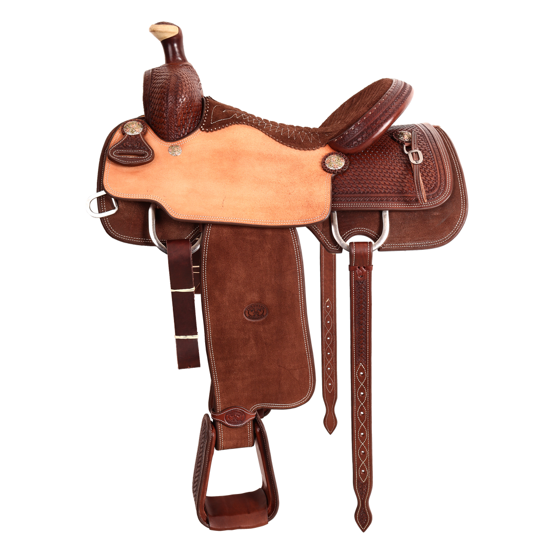 Saddle 15 OLIN YOUNG  3/4 Tooled