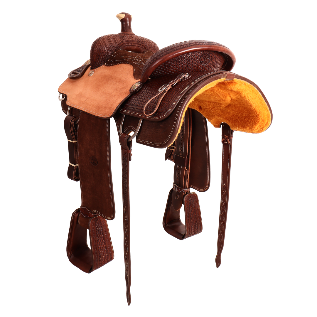 Saddle 15 OLIN YOUNG  3/4 Tooled