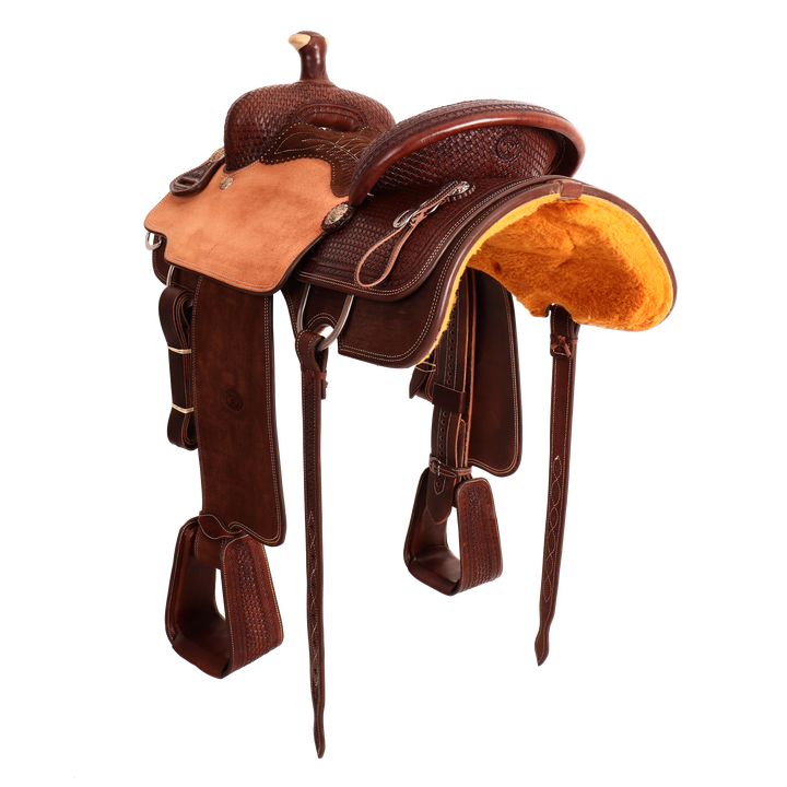 Saddle 15 OLIN YOUNG  3/4 Tooled