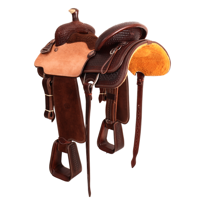 Saddle 14.5 OLIN YOUNG 3/4 Tooled