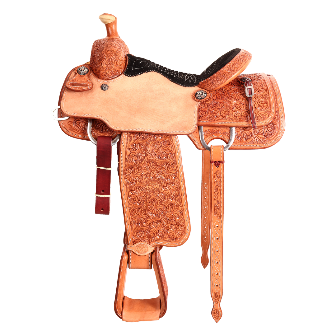 Saddle 15 OLIN YOUNG  7/8 Tooled