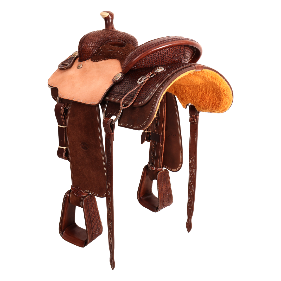 Saddle 14 OLIN YOUNG 3/4 Tooled