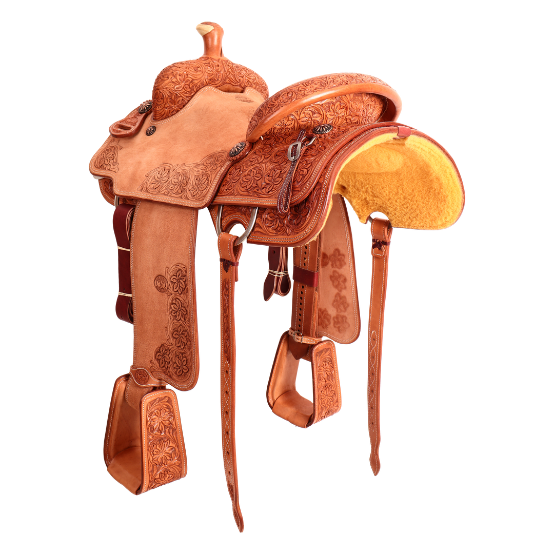 Saddle 14 OLIN YOUNG 7/8 Tooled