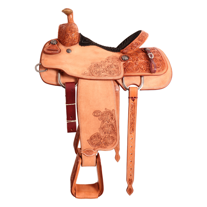 Saddle 13.5 OLIN YOUNG 7/8 Tooled