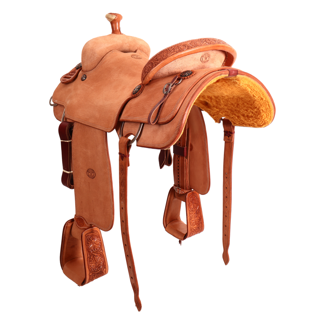 Saddle 16 OLIN YOUNG ROUGH OUT