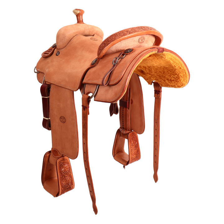 Saddle 16 OLIN YOUNG ROUGH OUT