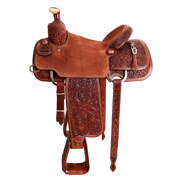Saddle 14.5 OLIN YOUNG 7/8 Tooled