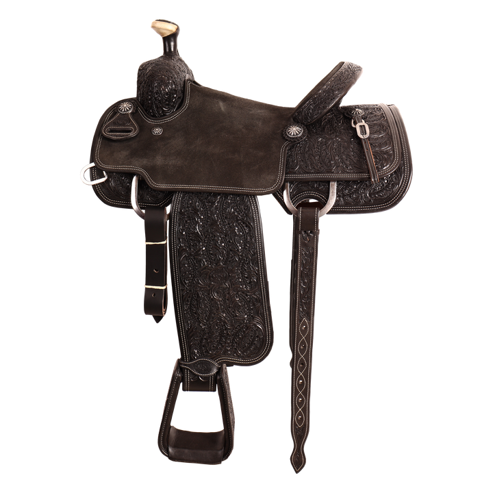 Saddle 14.5 OLIN YOUNG 7/8 Tooled