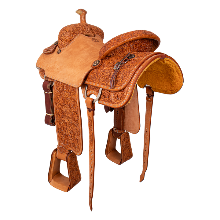 Saddle 15 OLIN YOUNG 7/8 Tooled