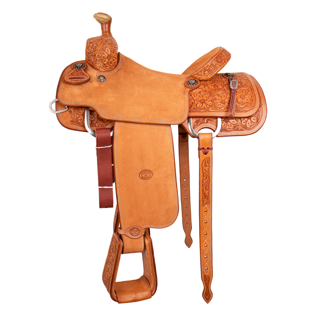 Saddle 14.5 OLIN YOUNG 3/4 Tooled