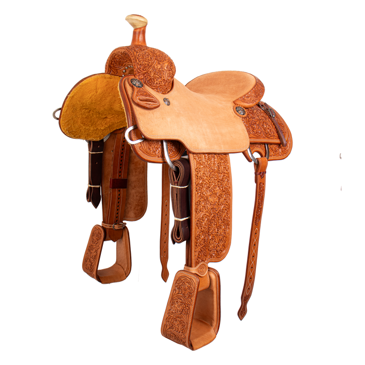 Saddle 16 OLIN YOUNG 7/8 Tooled
