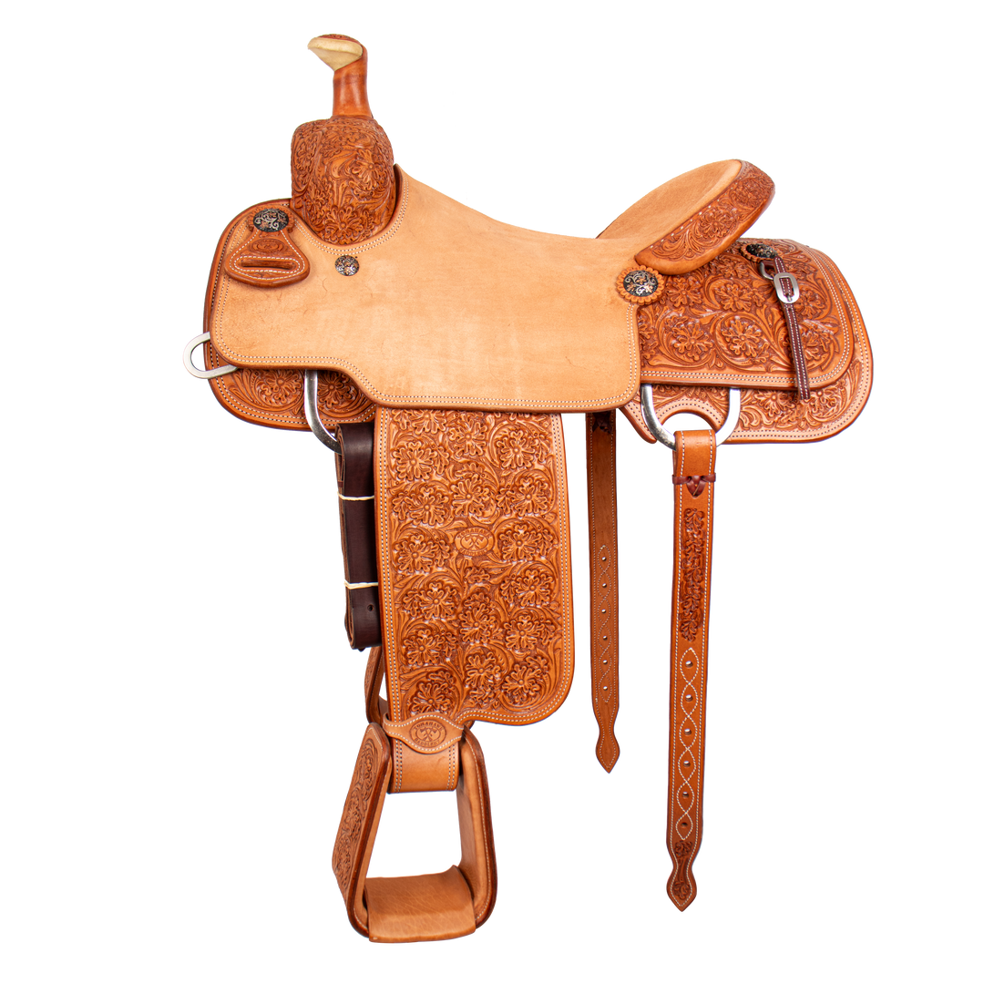 Saddle 16 OLIN YOUNG 7/8 Tooled