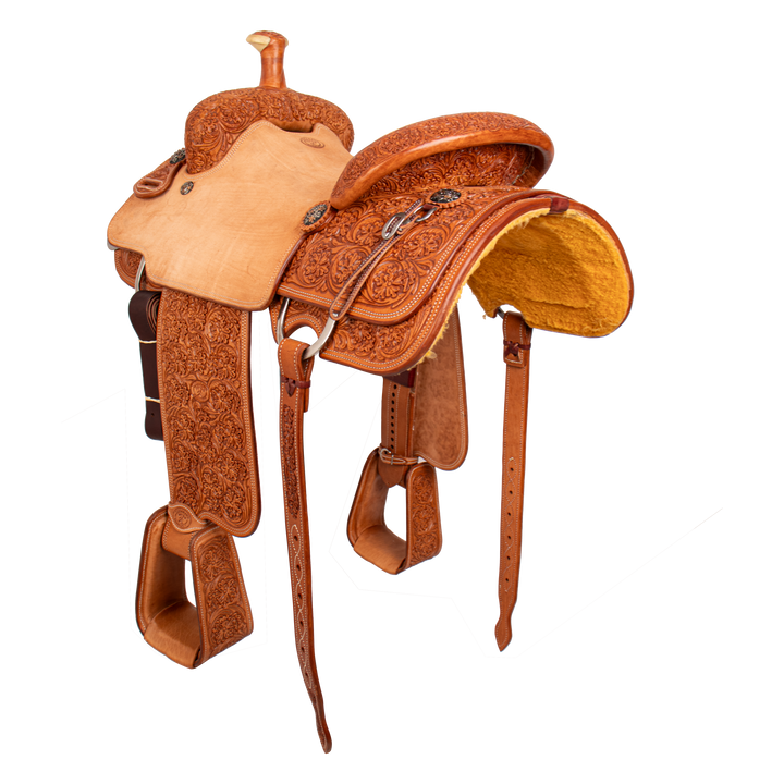 Saddle 16 OLIN YOUNG 7/8 Tooled