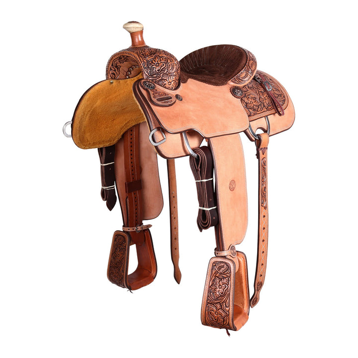 Saddle 13.5 OLIN YOUNG 1/2 Tooled