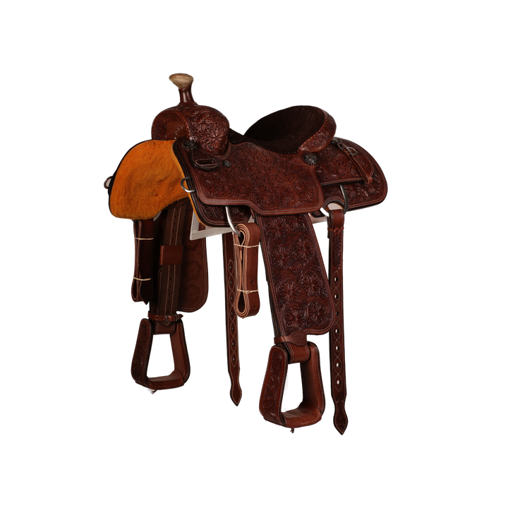 Saddle 14.5 OLIN YOUNG Full Tooled